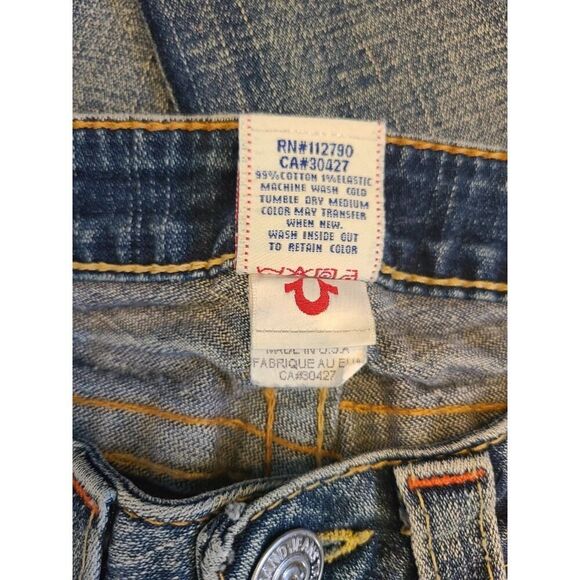 Vintage True Religion Low-Rise Jeans Johnny #112790 | 28 | Y2K USA Straight Leg - Picture 11 of 14